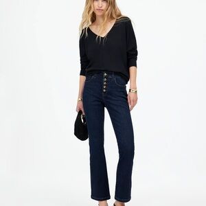 NWT Madewell Kick Flare Crop Jeans
